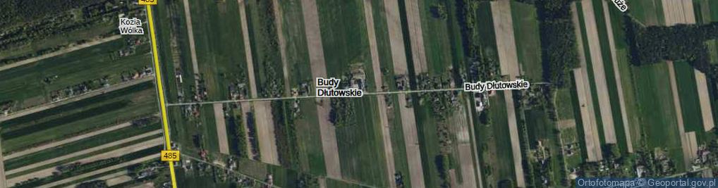 Zdjęcie satelitarne Budy Dłutowskie ul.